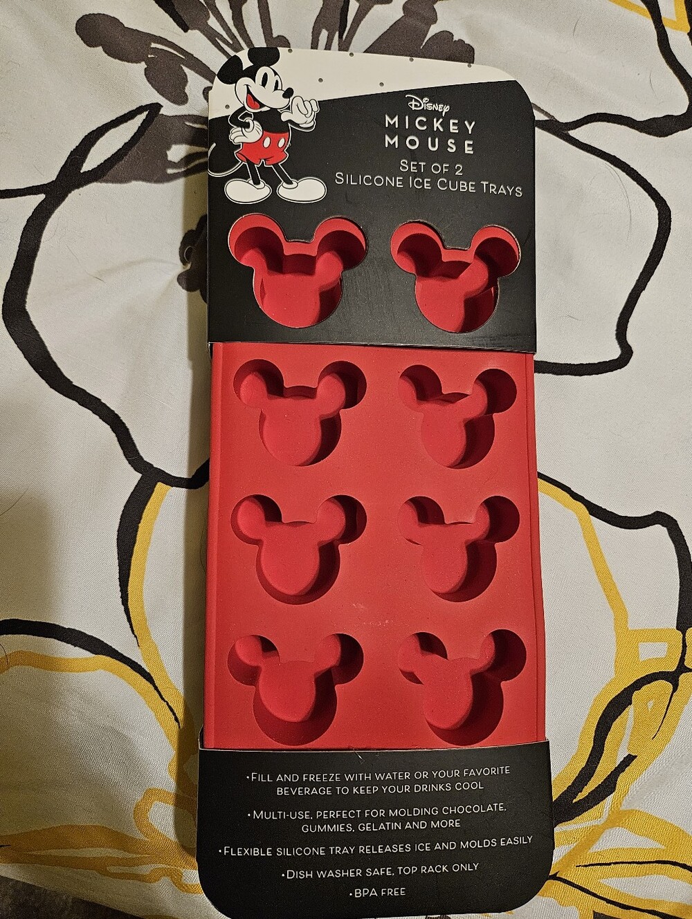 Mickey Mouse Silicone Ice Cube Trays